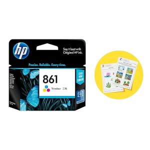 HP 861 Inkjet Tri‑Color Cartridge