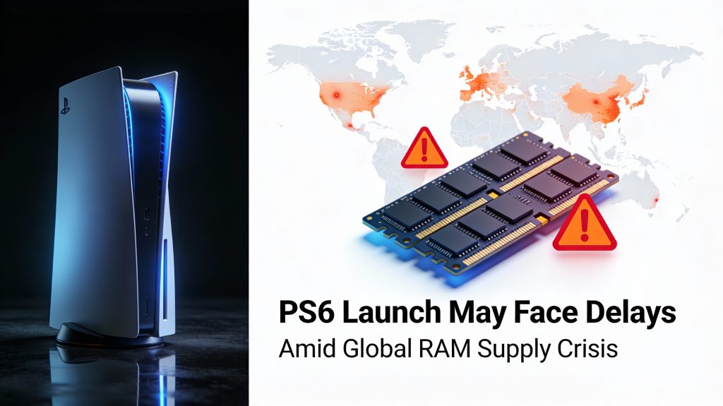 PS6 Launch May Face Delays Amid Global RAM Supply Crisis