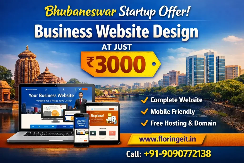 Bhubaneswar Startups: Get a Professional Website for Only ₹3000
