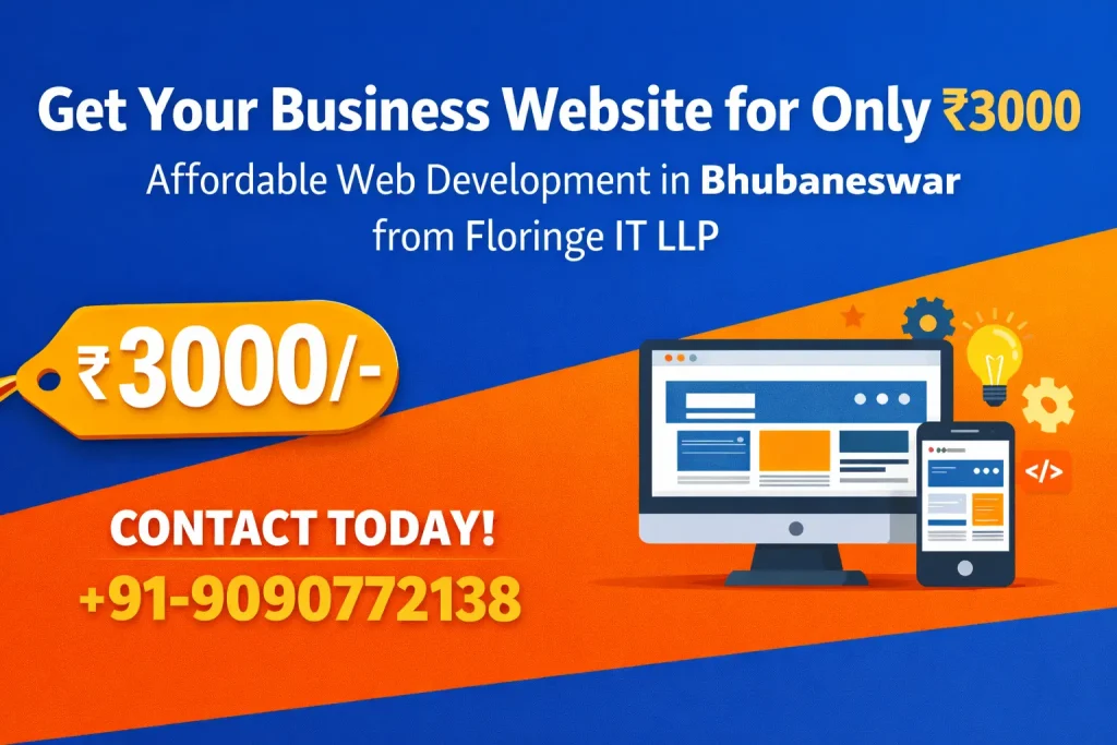 Boost Your Online Presence with a ₹3000 Website in Bhubaneswar